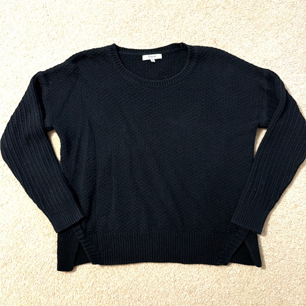 Madewell Black Sweater Size Medium